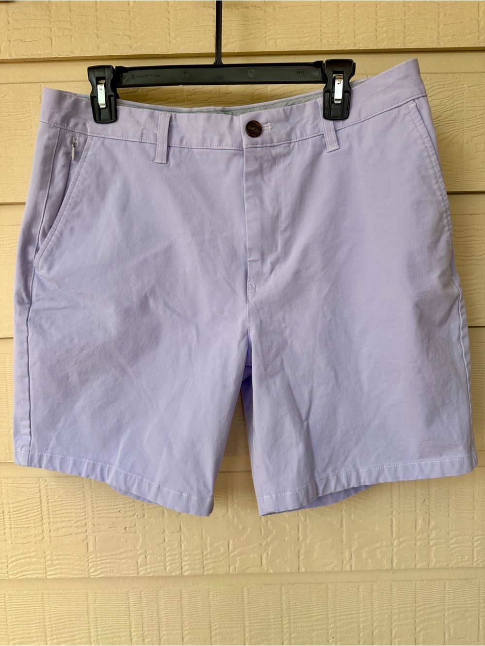Bonobos Lavender Flat Front Chino Shorts